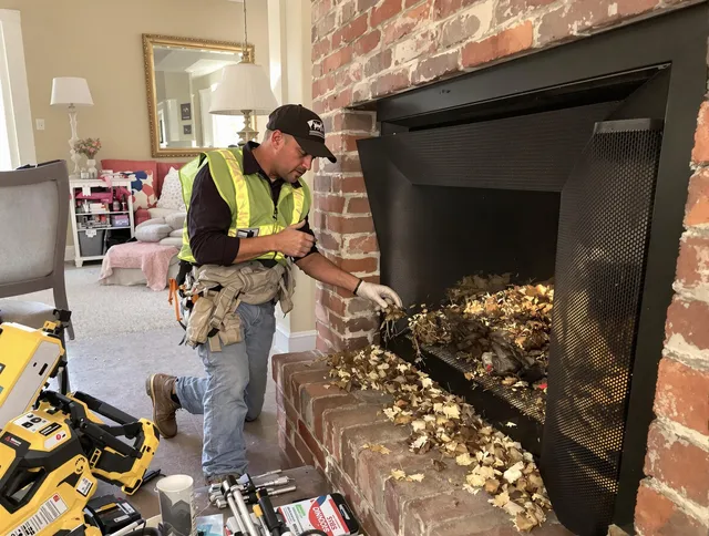 Safe screening installation by Plainfield Chimney Sweep in Plainfield, CT