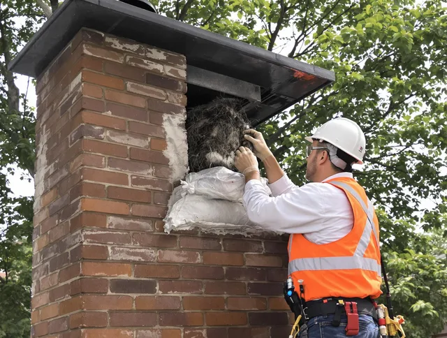 Humane removal of debris and animals by Plainfield Chimney Sweep in Plainfield, CT
