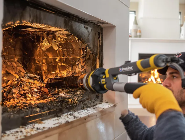 Professional chimney cleaning by Plainfield Chimney Sweep in Plainfield, CT