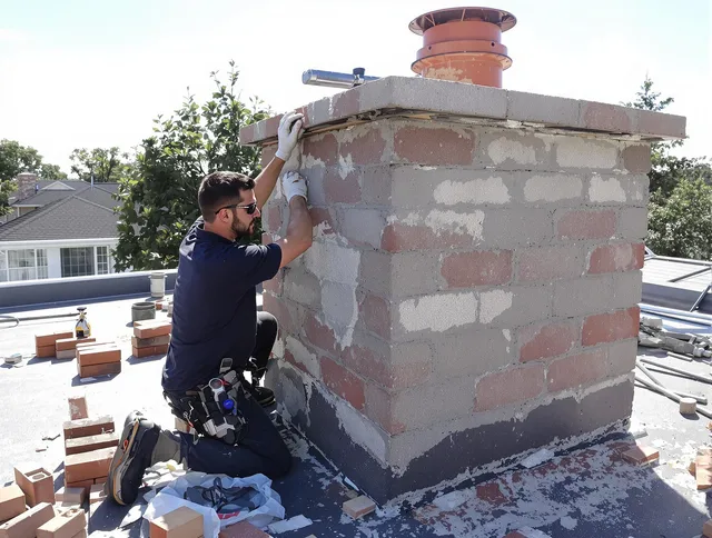 Advanced chimney repair process by Plainfield Chimney Sweep in Plainfield, CT