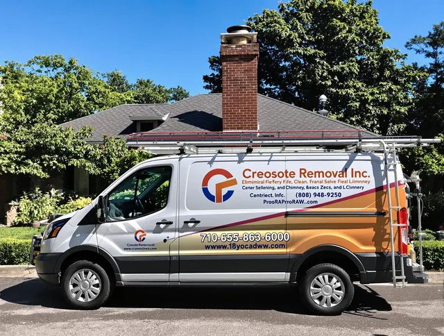 Plainfield Chimney Sweep technician removing creosote safely in Plainfield, CT
